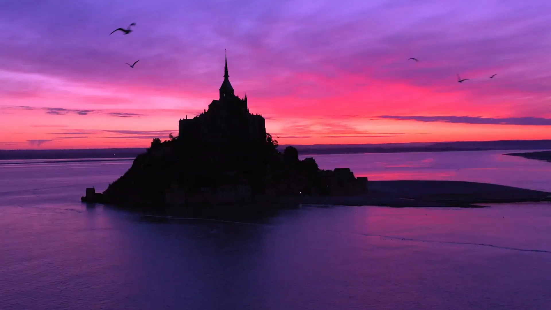 The castle at dusk, in The Wizard’s Chamber