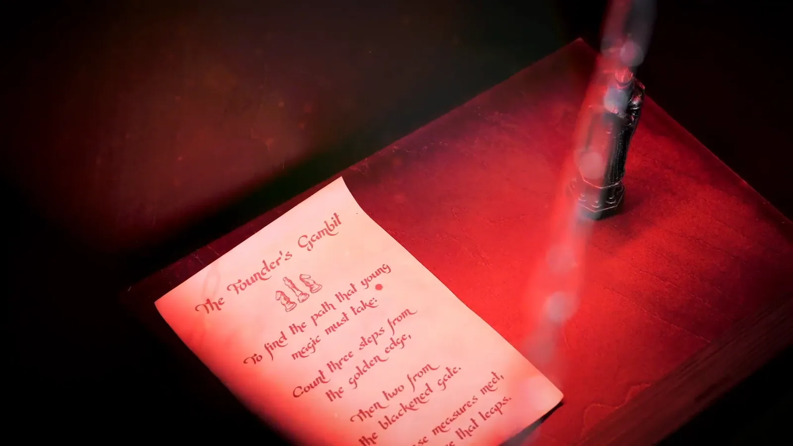 The founders’ scroll, in Magic School