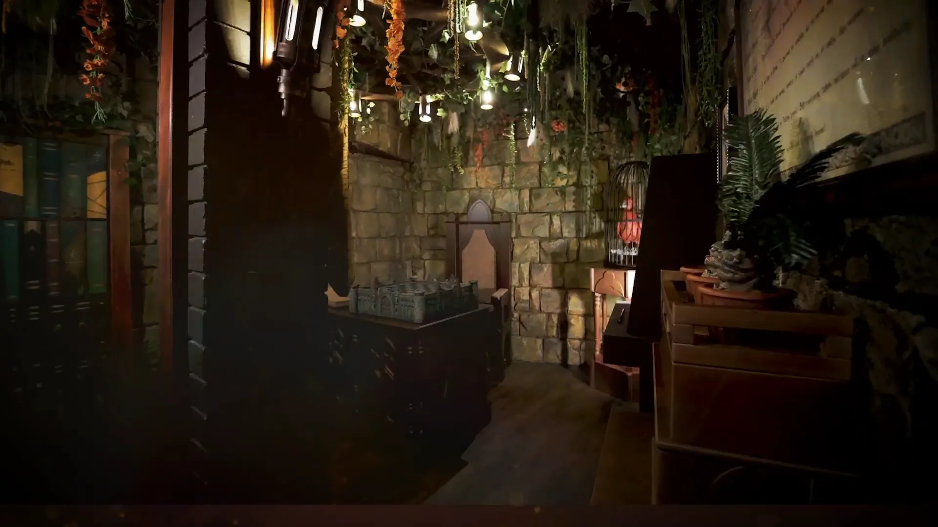 The stone corridor, in Magic School